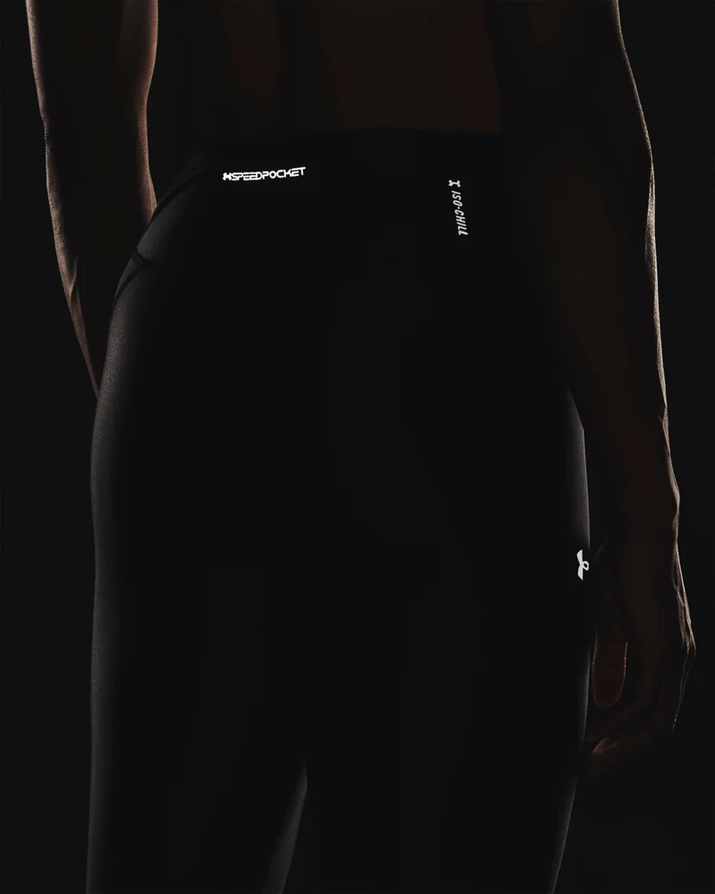 Under Armour black Women's FlyFast Elite Iso-Chill Ankle Leggings for Women | Best Price UAE